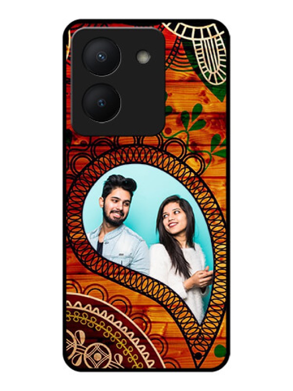Custom Vivo Y36 Personalized Glass Phone Case - Abstract Colorful Design