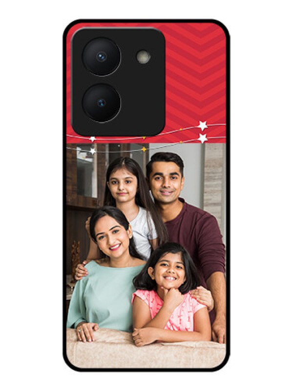 Custom Vivo Y36 Personalized Glass Phone Case - Happy Family Design