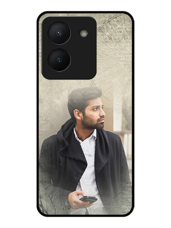 Custom Vivo Y36 Custom Glass Phone Case - with vintage design
