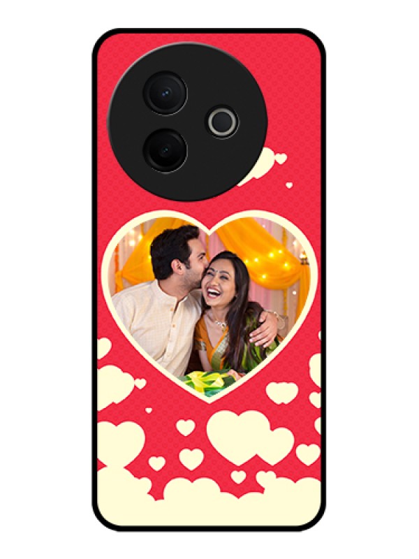 Custom Vivo Y39 5G Custom Glass Phone Case - Love Symbols Phone Cover Design