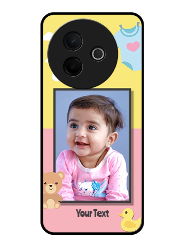 Custom Vivo Y39 5G Custom Glass Phone Case - Kids 2 Color Design