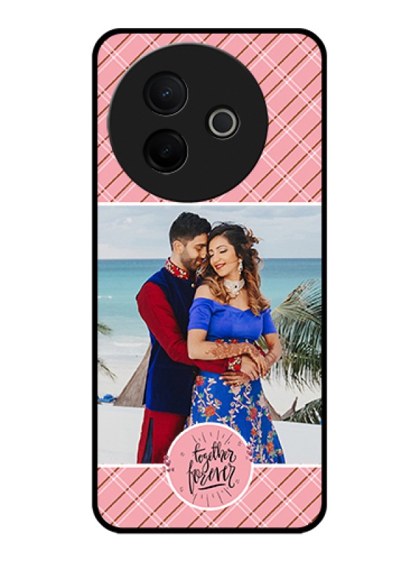 Custom Vivo Y39 5G Custom Glass Phone Case - Together Forever Design