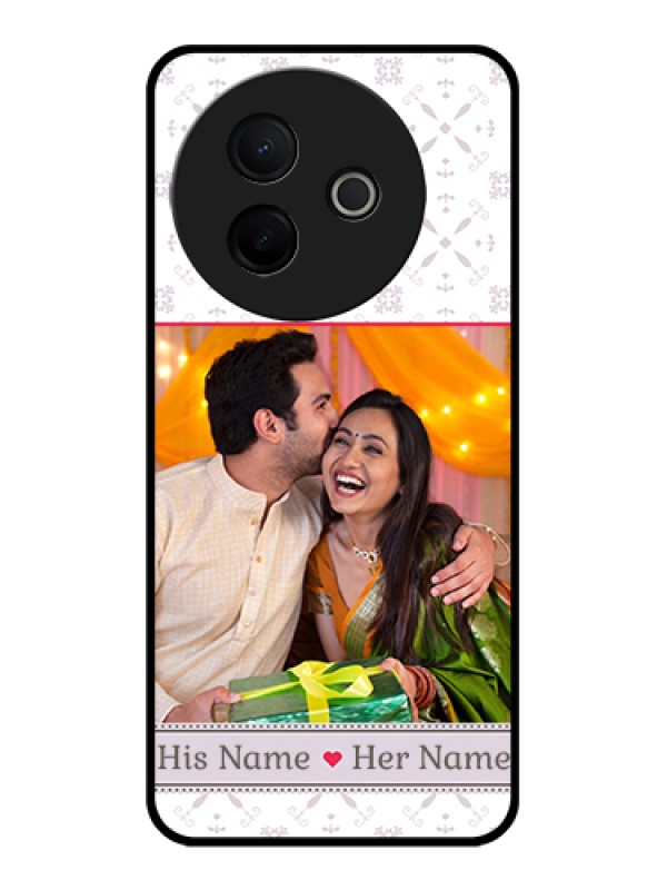 Custom Vivo Y39 5G Custom Glass Phone Case - With Photo And Ethnic Design