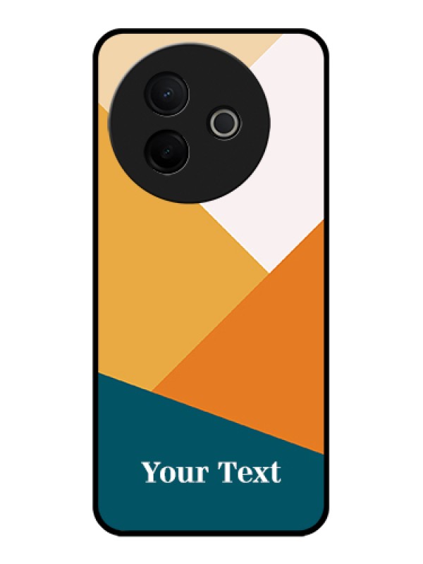 Custom Vivo Y39 5G Custom Glass Phone Case - Stacked Multi - Colour Design