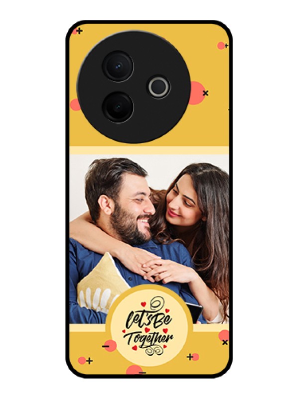 Custom Vivo Y39 5G Custom Glass Phone Case - Lets Be Together Design