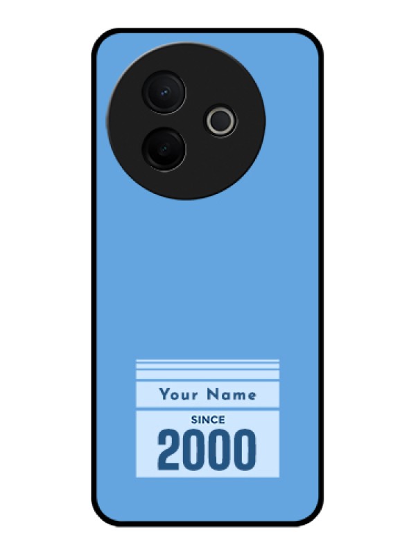 Custom Vivo Y39 5G Custom Glass Phone Case - Custom Year Of Birth Design