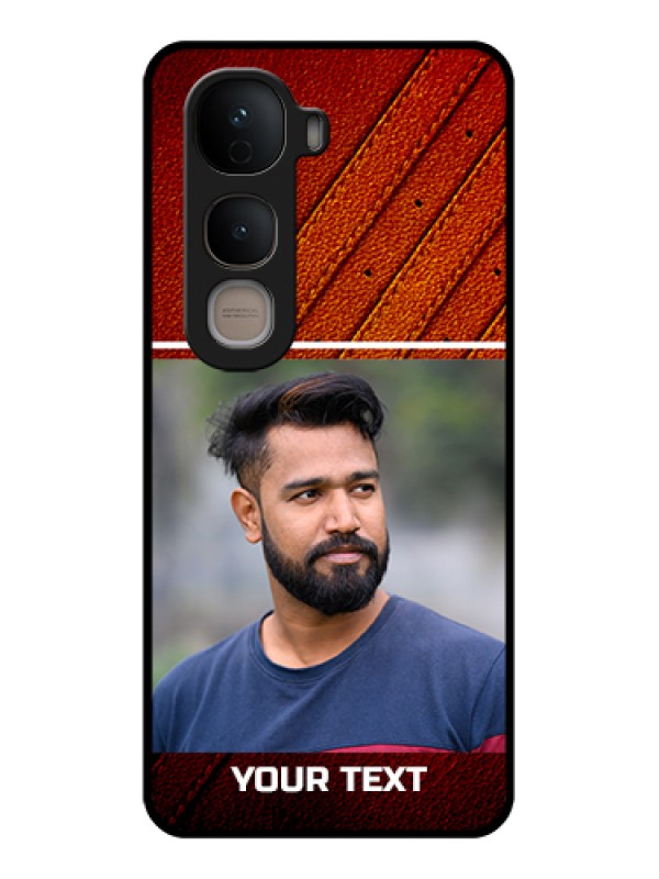 Custom Vivo Y400 5G Custom Glass Phone Case - Leather Phone Case Design