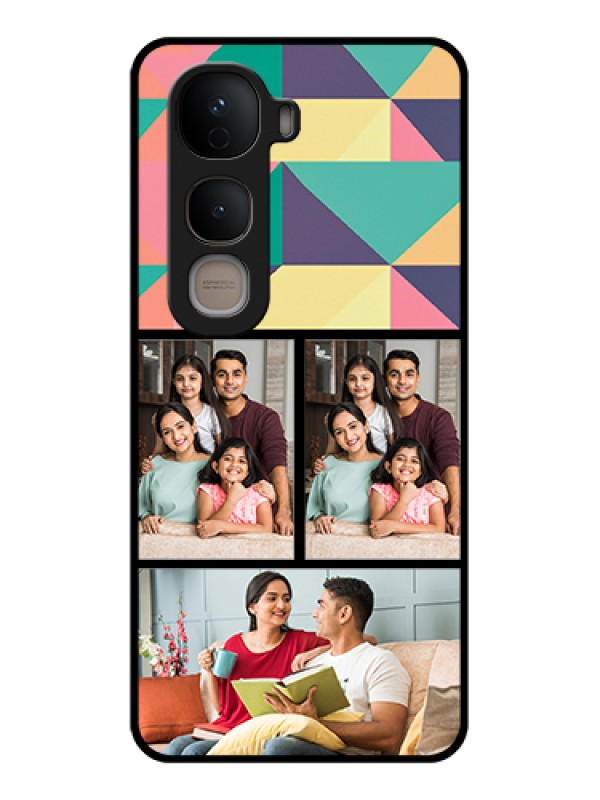 Custom Vivo Y400 5G Custom Glass Phone Case - Bulk Pic Upload Design