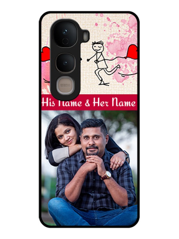 Custom Vivo Y400 5G Custom Glass Phone Case - You And Me Case Design