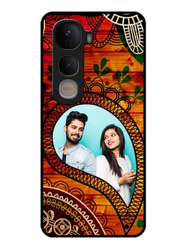 Custom Vivo Y400 5G Custom Glass Phone Case - Abstract Colorful Design
