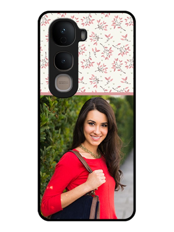 Custom Vivo Y400 5G Custom Glass Phone Case - Stunning Floral Design