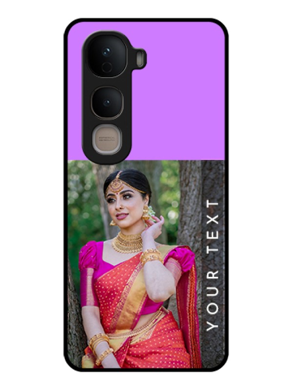 Custom Vivo Y400 5G Custom Glass Phone Case - Birthday Icons Design
