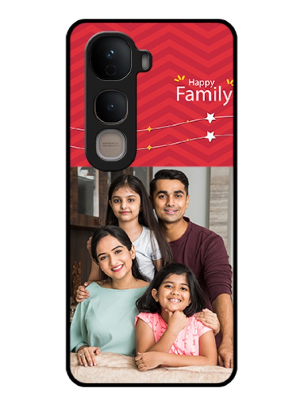 Custom Vivo Y400 5G Custom Glass Phone Case - Happy Family Design