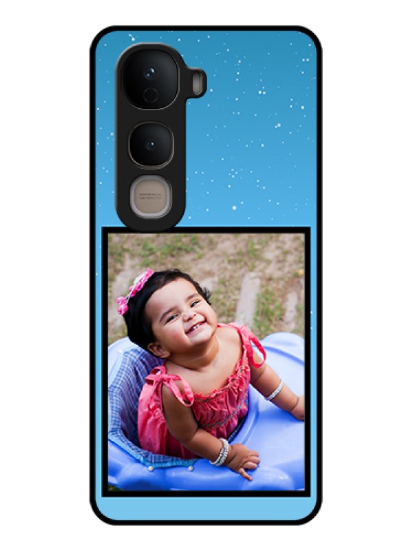 Custom Vivo Y400 5G Custom Glass Phone Case - Wave Pattern Colorful Design