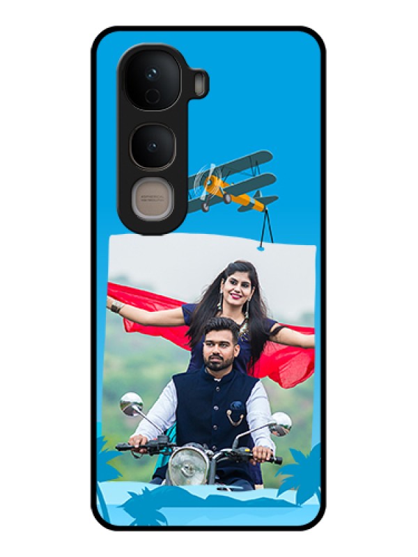 Custom Vivo Y400 5G Custom Glass Phone Case - Traveller Design
