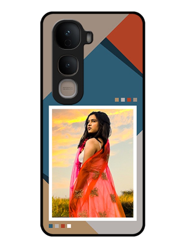 Custom Vivo Y400 5G Custom Glass Phone Case - Retro Color Pallet Design