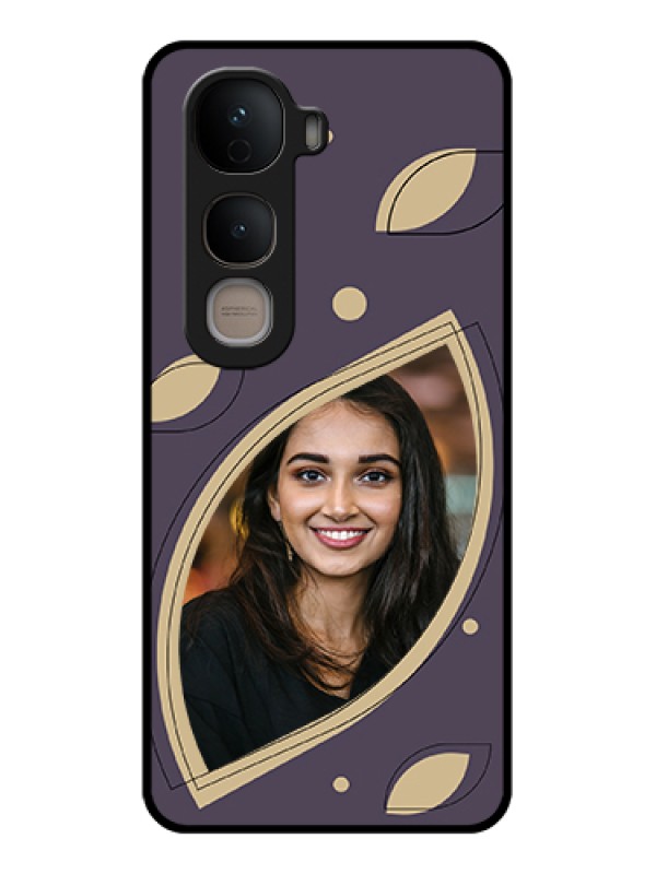 Custom Vivo Y400 5G Custom Glass Phone Case - Falling Leaf Design