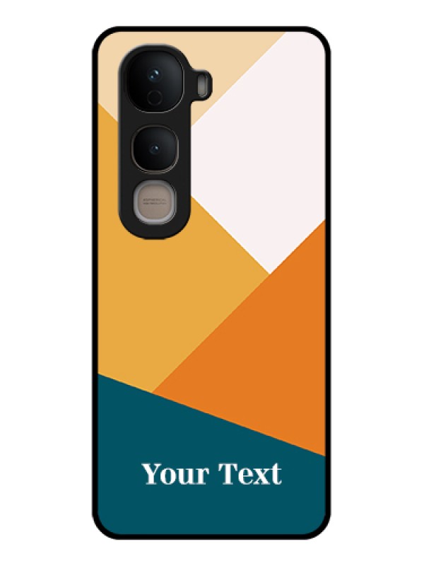 Custom Vivo Y400 5G Custom Glass Phone Case - Stacked Multi - Colour Design
