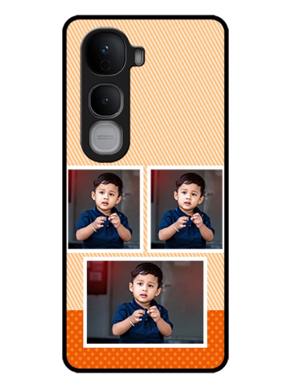 Custom Vivo Y400 Pro 5G Custom Glass Phone Case - Bulk Photos Upload Design