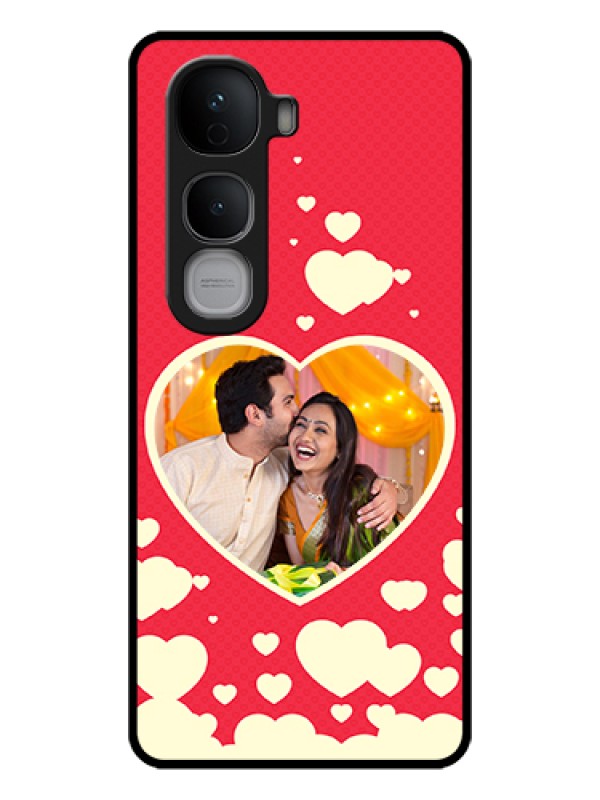 Custom Vivo Y400 Pro 5G Custom Glass Phone Case - Love Symbols Phone Cover Design