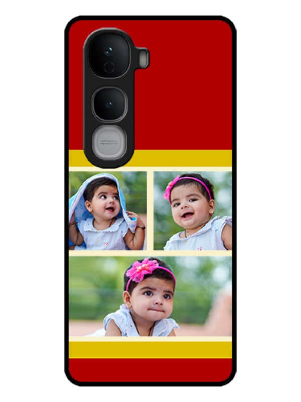Custom Vivo Y400 Pro 5G Custom Glass Phone Case - Multiple Pic Upload Design