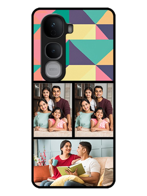 Custom Vivo Y400 Pro 5G Custom Glass Phone Case - Bulk Pic Upload Design
