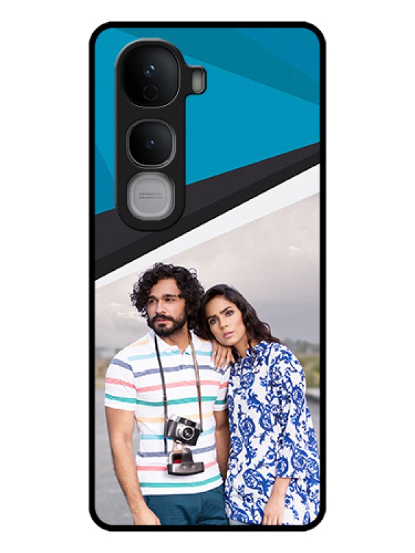 Custom Vivo Y400 Pro 5G Custom Glass Phone Case - Simple Pattern Photo Upload Design