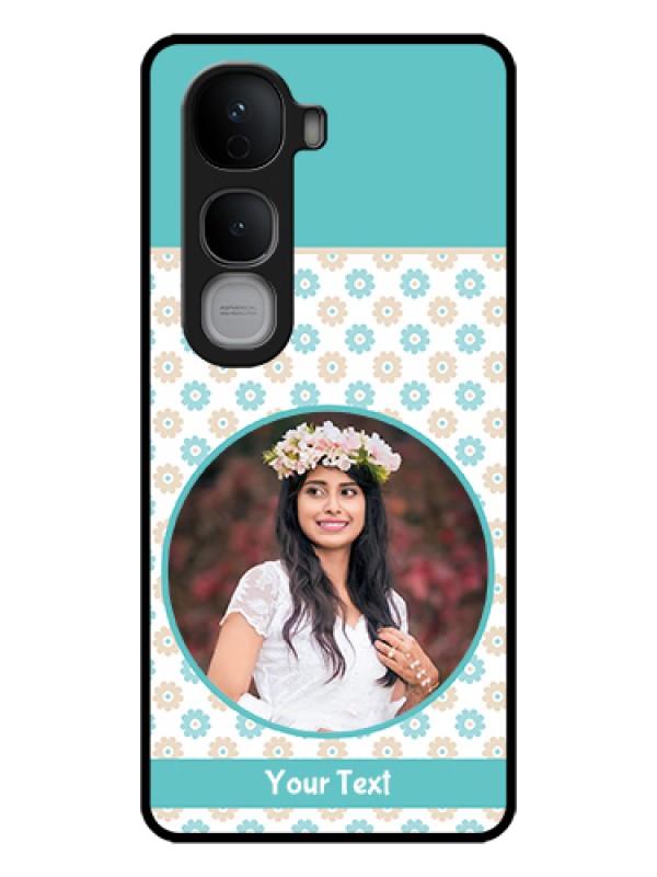Custom Vivo Y400 Pro 5G Custom Glass Phone Case - Beautiful Flowers Design