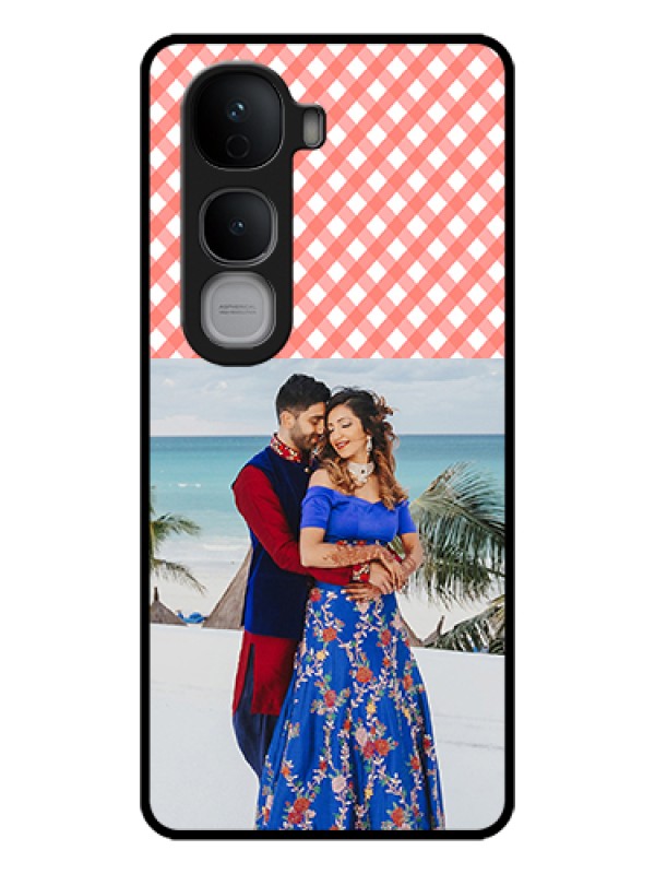 Custom Vivo Y400 Pro 5G Custom Glass Phone Case - Pink Pattern Design