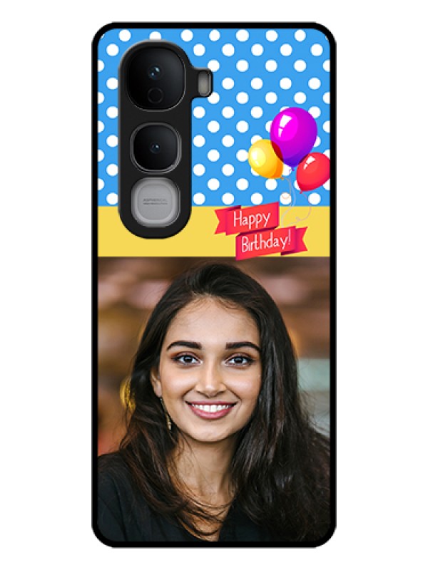 Custom Vivo Y400 Pro 5G Custom Glass Phone Case - Happy Birthday Design