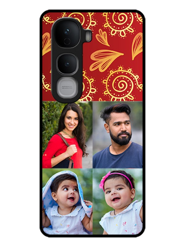Custom Vivo Y400 Pro 5G Custom Glass Phone Case - 4 Image Traditional Design