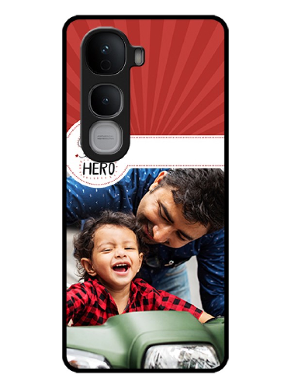 Custom Vivo Y400 Pro 5G Custom Glass Phone Case - My Dad Hero Design