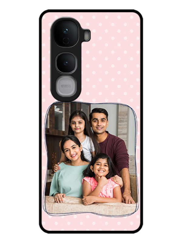Custom Vivo Y400 Pro 5G Custom Glass Phone Case - Family With Dots Design