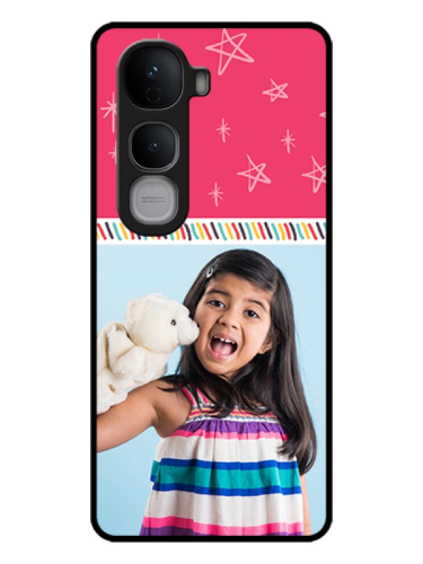 Custom Vivo Y400 Pro 5G Custom Glass Phone Case - Line Art Design