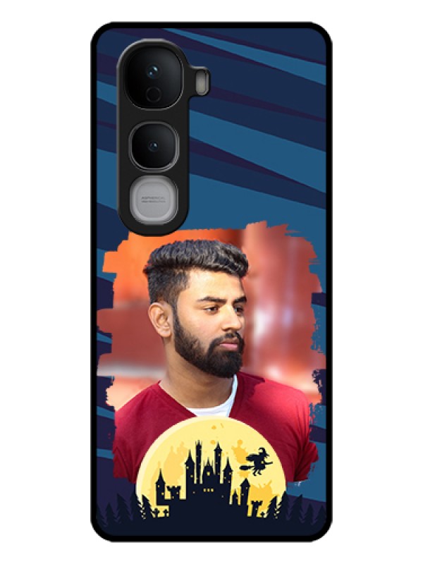 Custom Vivo Y400 Pro 5G Custom Glass Phone Case - Halloween Witch Design