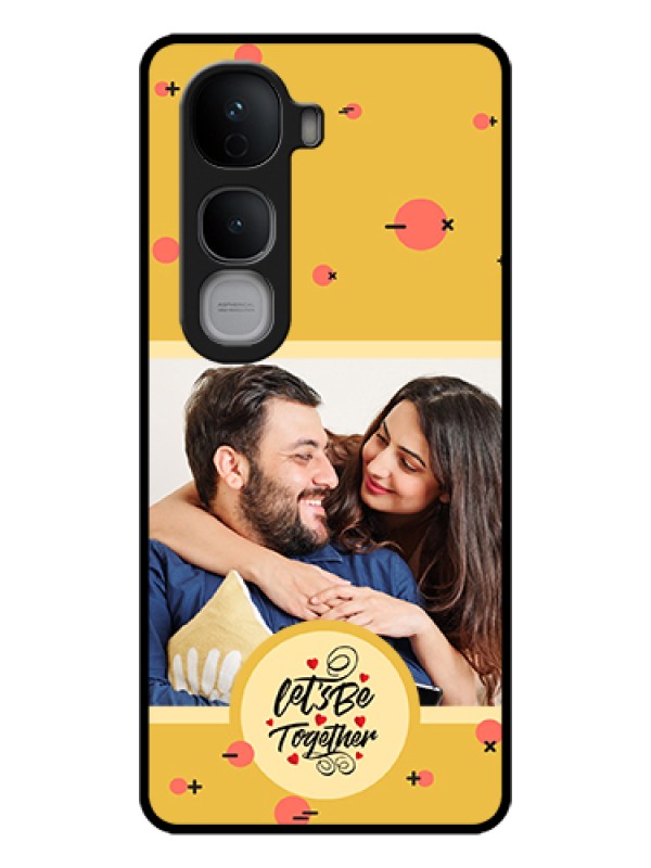 Custom Vivo Y400 Pro 5G Custom Glass Phone Case - Lets Be Together Design