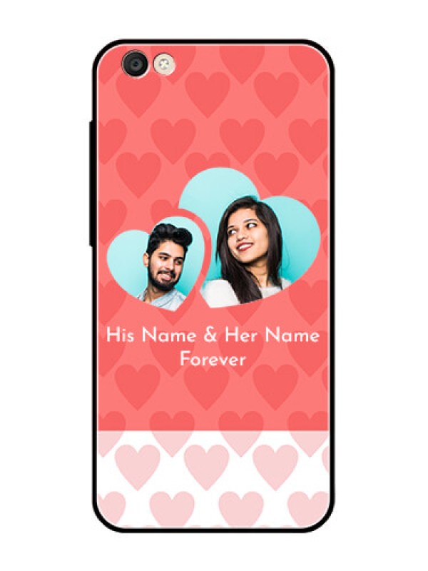 Custom Vivo Y55S Personalized Glass Phone Case  - Couple Pic Upload Design