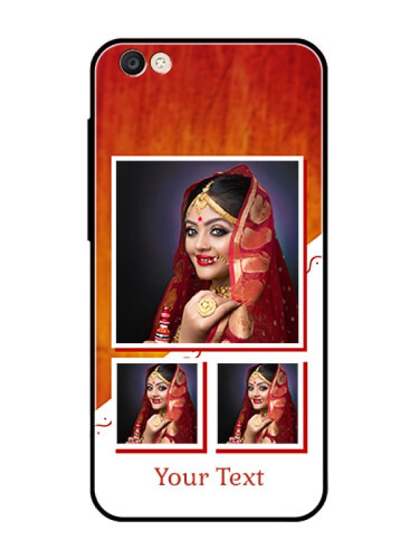 Custom Vivo Y55S Custom Glass Phone Case  - Wedding Memories Design  