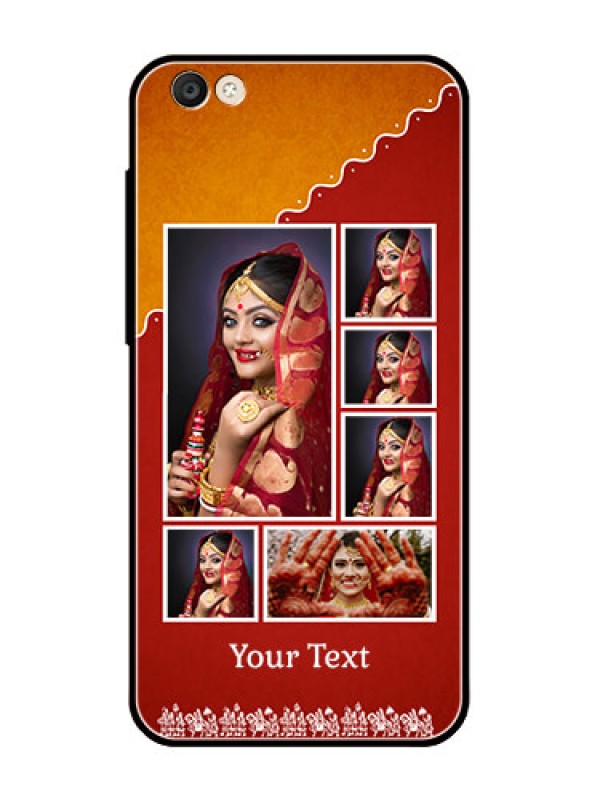 Custom Vivo Y55S Personalized Glass Phone Case  - Wedding Pic Upload Design