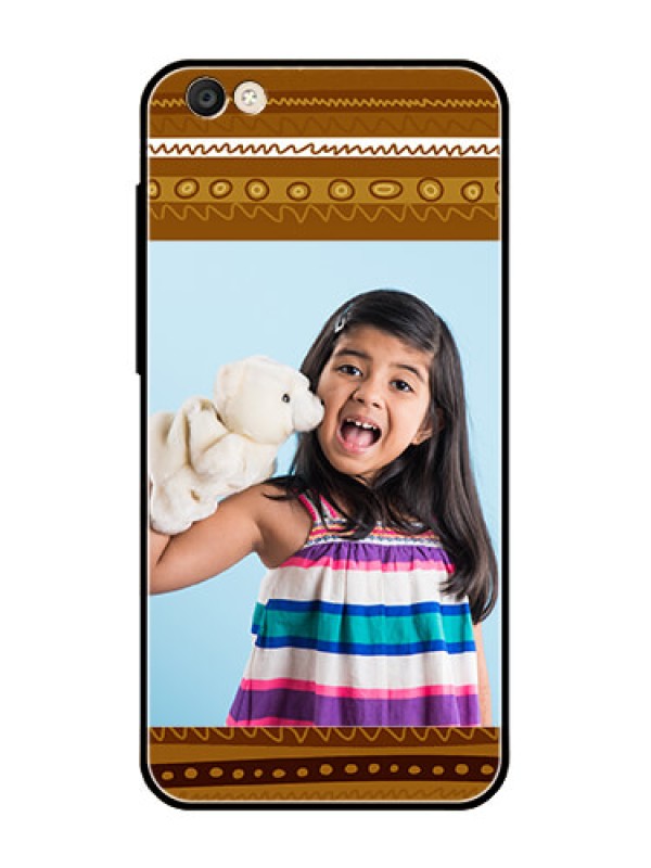 Custom Vivo Y55S Custom Glass Phone Case  - Friends Picture Upload Design 