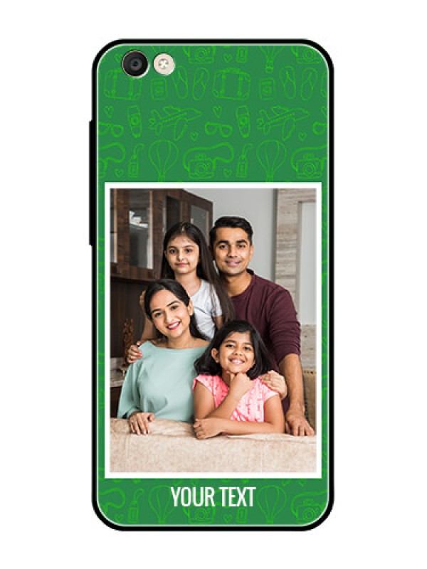 Custom Vivo Y55S Personalized Glass Phone Case  - Picture Upload Design