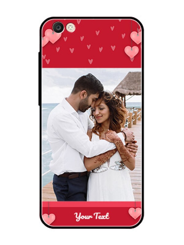 Custom Vivo Y55S Custom Glass Phone Case  - Valentines Day Design