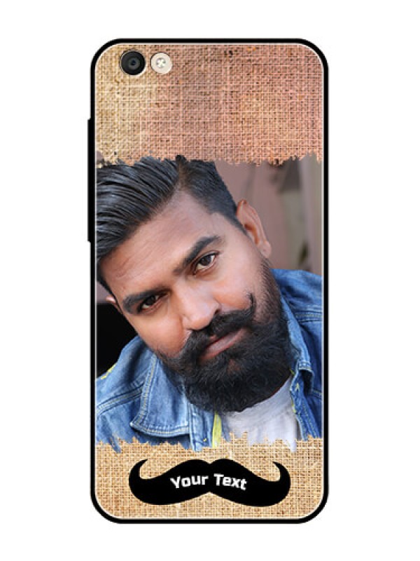Custom Vivo Y55S Personalized Glass Phone Case  - with Texture Design