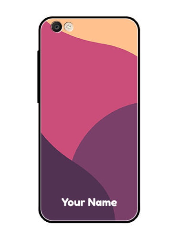 Custom Vivo Y55S Custom Glass Phone Case - Mixed Multi-colour abstract art Design