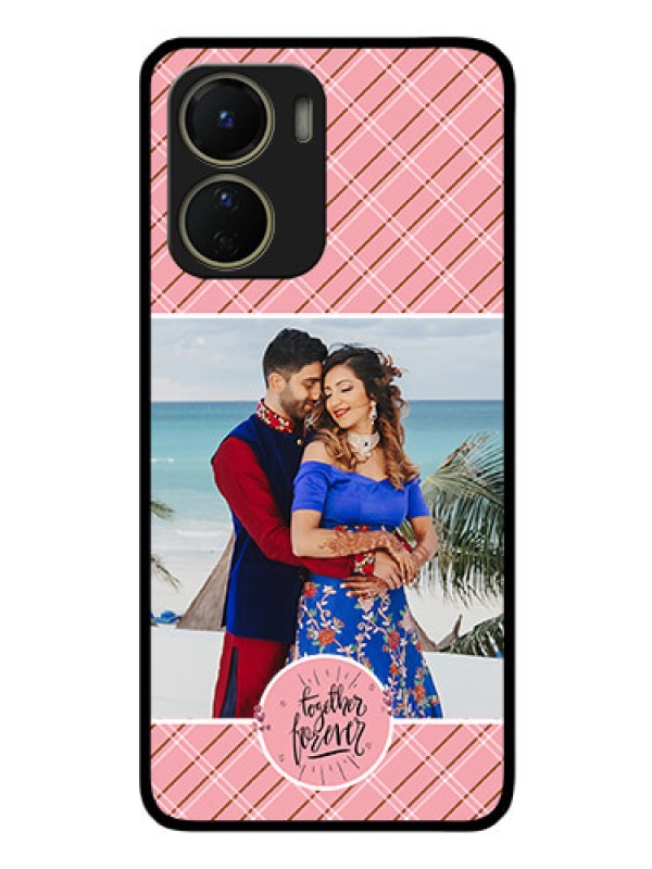 Custom Vivo Y56 5G Personalized Glass Phone Case - Together Forever Design