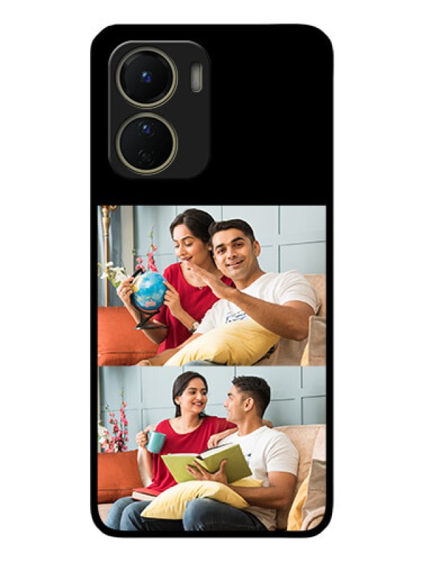 Custom Vivo Y56 5G 2 Images on Glass Phone Cover