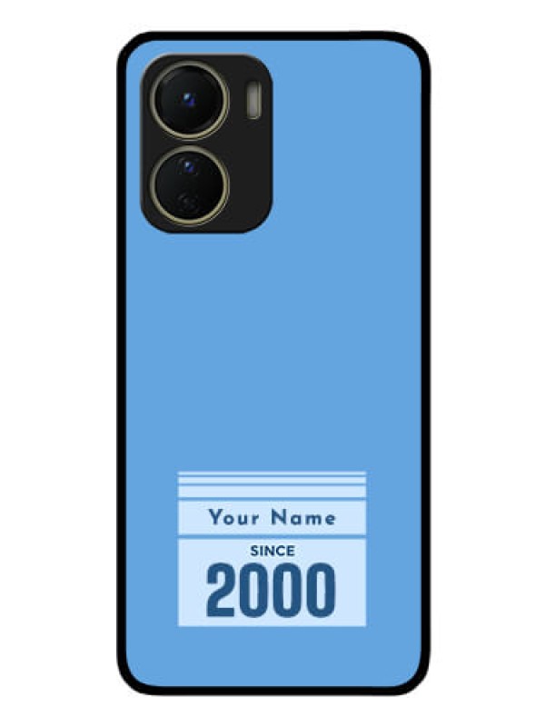 Custom Vivo Y56 5G Custom Glass Mobile Case - Custom Year of birth Design