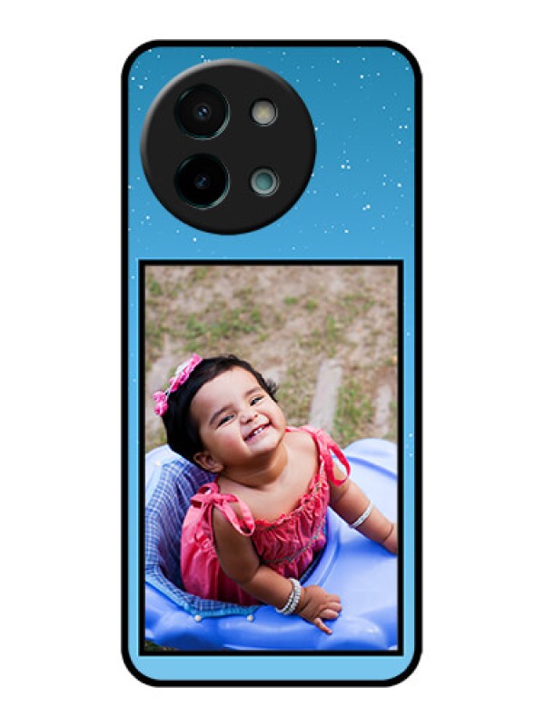 Custom Vivo Y58 5G Custom Glass Phone CaseWave Pattern Colorful Design