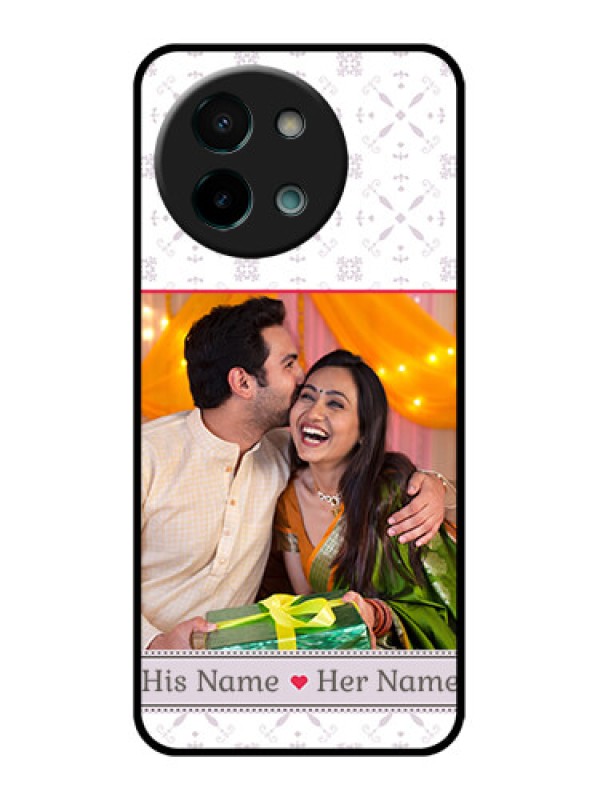 Custom Vivo Y58 5G Custom Glass Phone CaseWith Photo And Ethnic Design