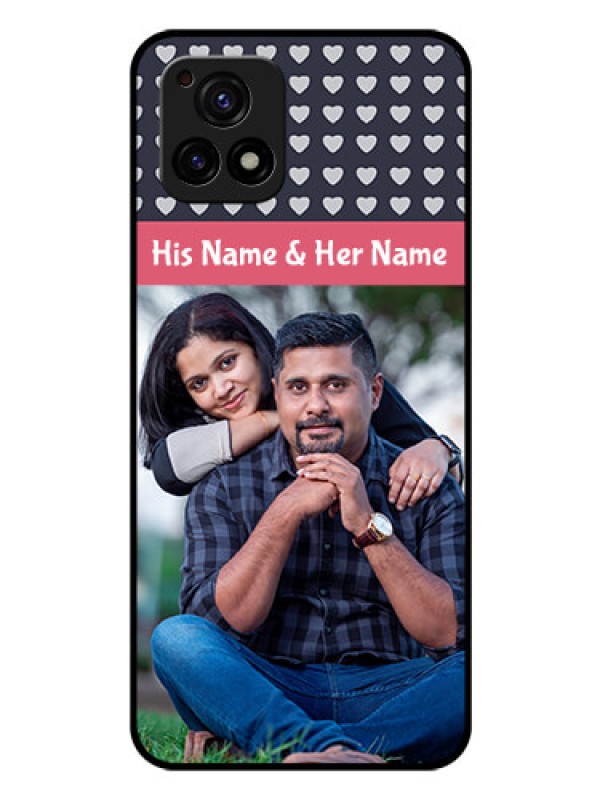 Custom Vivo Y72 5G Custom Glass Mobile Case - Love Symbols Design